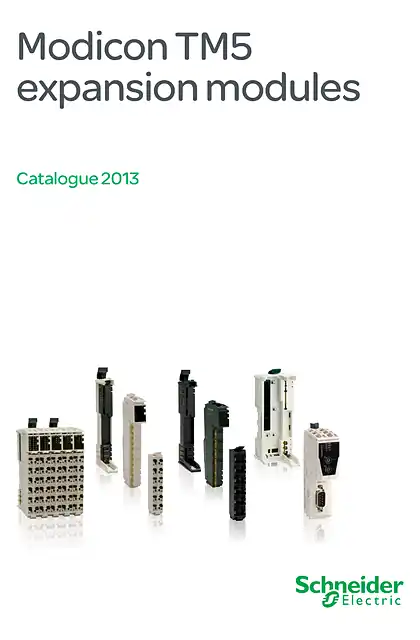 schneider施耐德Modicon TM5 expansion modules Catalog